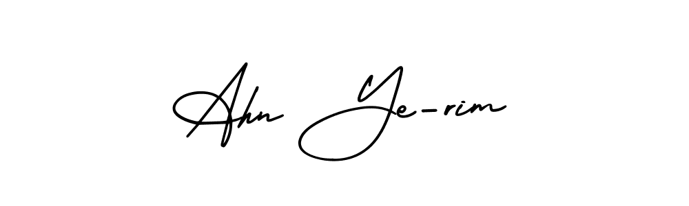 Check out images of Autograph of Ahn Ye-rim name. Actor Ahn Ye-rim Signature Style. AmerikaSignatureDemo-Regular is a professional sign style online. Ahn Ye-rim signature style 3 images and pictures png