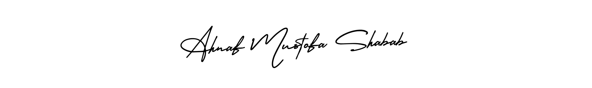 Also we have Ahnaf Mustofa Shabab name is the best signature style. Create professional handwritten signature collection using AmerikaSignatureDemo-Regular autograph style. Ahnaf Mustofa Shabab signature style 3 images and pictures png