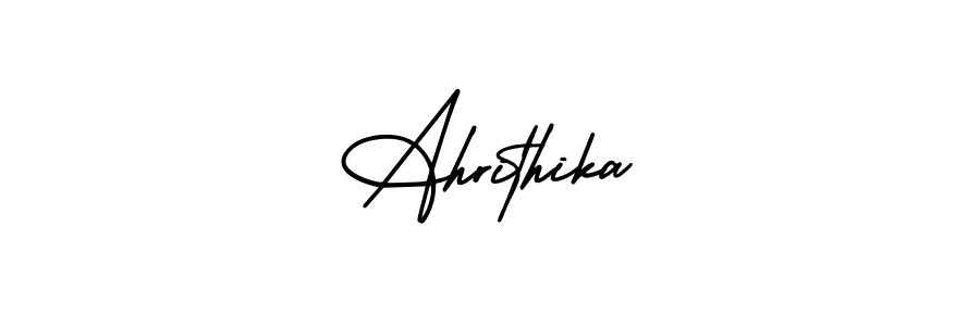 Use a signature maker to create a handwritten signature online. With this signature software, you can design (AmerikaSignatureDemo-Regular) your own signature for name Ahrithika. Ahrithika signature style 3 images and pictures png