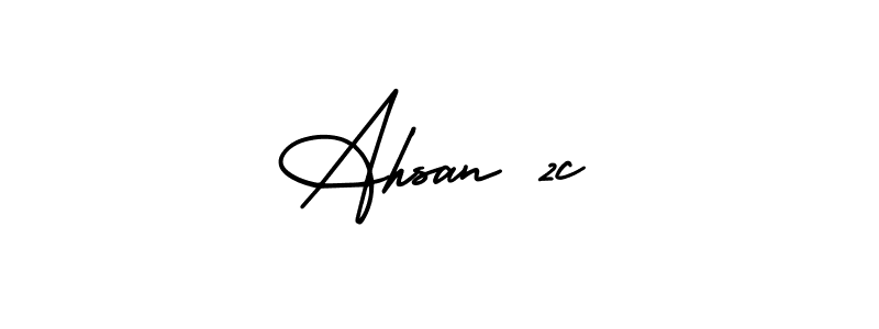 Also You can easily find your signature by using the search form. We will create Ahsan 2c name handwritten signature images for you free of cost using AmerikaSignatureDemo-Regular sign style. Ahsan 2c signature style 3 images and pictures png