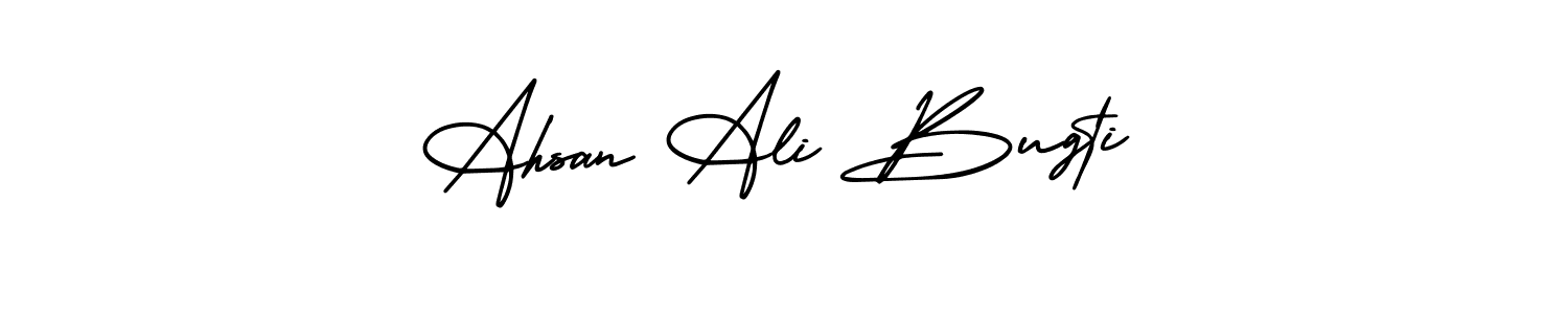 Make a short Ahsan Ali Bugti signature style. Manage your documents anywhere anytime using AmerikaSignatureDemo-Regular. Create and add eSignatures, submit forms, share and send files easily. Ahsan Ali Bugti signature style 3 images and pictures png