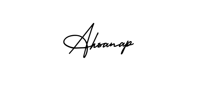 Best and Professional Signature Style for Ahsanap. AmerikaSignatureDemo-Regular Best Signature Style Collection. Ahsanap signature style 3 images and pictures png