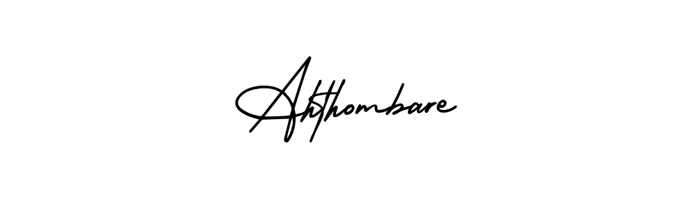 Here are the top 10 professional signature styles for the name Ahthombare. These are the best autograph styles you can use for your name. Ahthombare signature style 3 images and pictures png