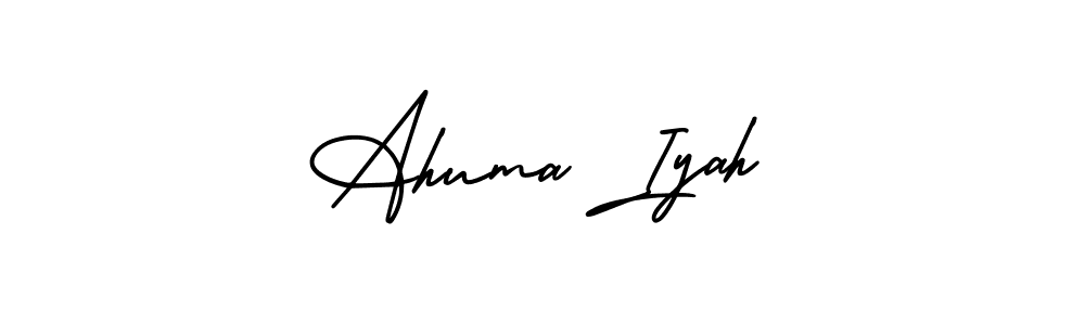 Check out images of Autograph of Ahuma Iyah name. Actor Ahuma Iyah Signature Style. AmerikaSignatureDemo-Regular is a professional sign style online. Ahuma Iyah signature style 3 images and pictures png