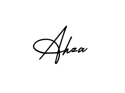 It looks lik you need a new signature style for name Ahza. Design unique handwritten (AmerikaSignatureDemo-Regular) signature with our free signature maker in just a few clicks. Ahza signature style 3 images and pictures png