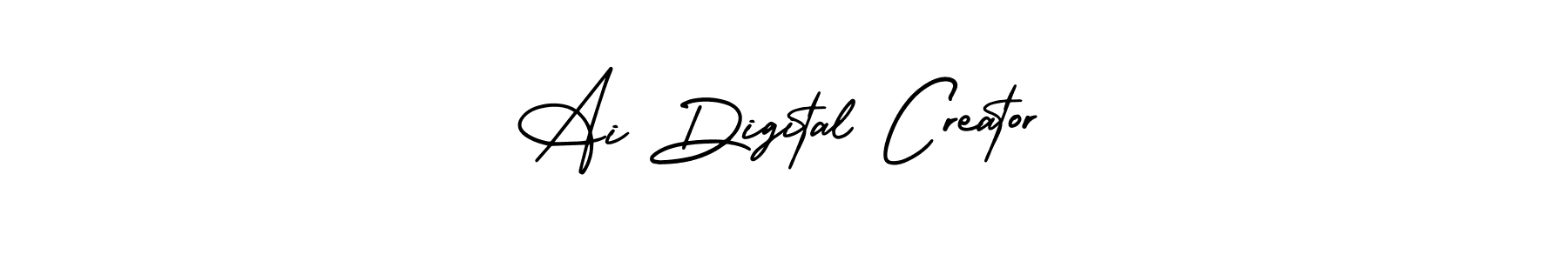 Create a beautiful signature design for name Ai Digital Creator. With this signature (AmerikaSignatureDemo-Regular) fonts, you can make a handwritten signature for free. Ai Digital Creator signature style 3 images and pictures png