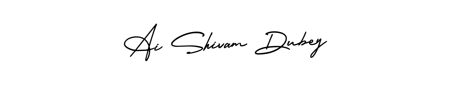 The best way (AmerikaSignatureDemo-Regular) to make a short signature is to pick only two or three words in your name. The name Ai Shivam Dubey include a total of six letters. For converting this name. Ai Shivam Dubey signature style 3 images and pictures png