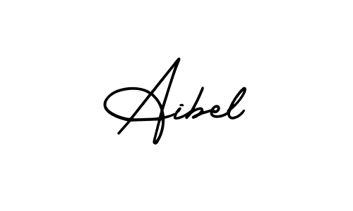 Create a beautiful signature design for name Aibel. With this signature (AmerikaSignatureDemo-Regular) fonts, you can make a handwritten signature for free. Aibel signature style 3 images and pictures png