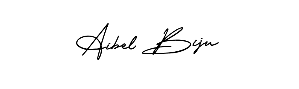 It looks lik you need a new signature style for name Aibel Biju. Design unique handwritten (AmerikaSignatureDemo-Regular) signature with our free signature maker in just a few clicks. Aibel Biju signature style 3 images and pictures png