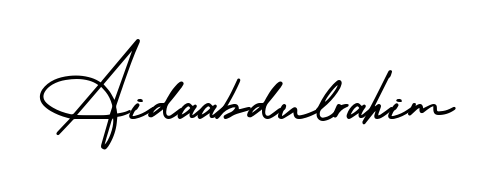 How to make Aidaabdulrahim name signature. Use AmerikaSignatureDemo-Regular style for creating short signs online. This is the latest handwritten sign. Aidaabdulrahim signature style 3 images and pictures png
