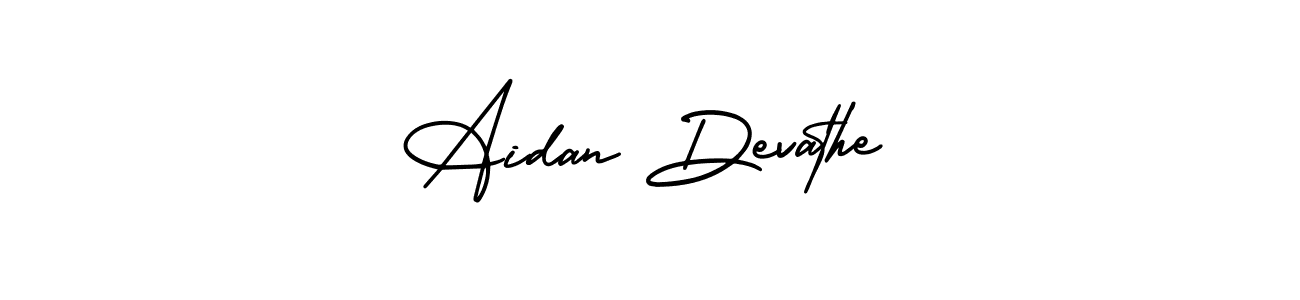 Check out images of Autograph of Aidan Devathe name. Actor Aidan Devathe Signature Style. AmerikaSignatureDemo-Regular is a professional sign style online. Aidan Devathe signature style 3 images and pictures png