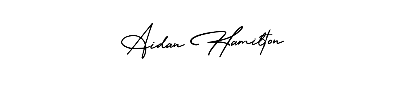 Best and Professional Signature Style for Aidan Hamilton. AmerikaSignatureDemo-Regular Best Signature Style Collection. Aidan Hamilton signature style 3 images and pictures png