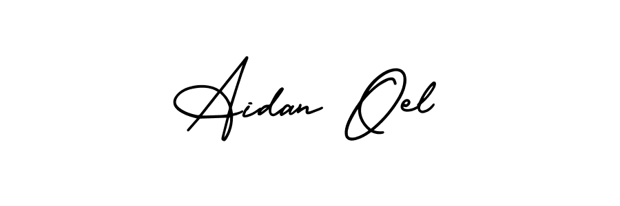 Also we have Aidan Oel name is the best signature style. Create professional handwritten signature collection using AmerikaSignatureDemo-Regular autograph style. Aidan Oel signature style 3 images and pictures png