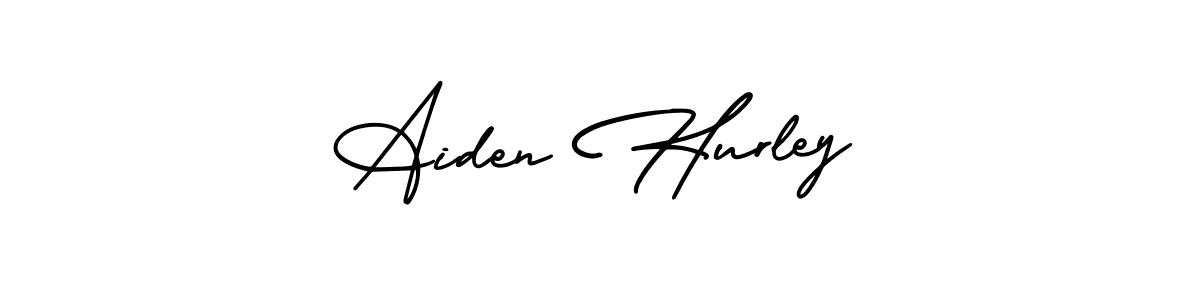 Make a short Aiden Hurley signature style. Manage your documents anywhere anytime using AmerikaSignatureDemo-Regular. Create and add eSignatures, submit forms, share and send files easily. Aiden Hurley signature style 3 images and pictures png