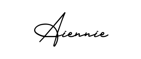 Elevate your brand with a stunning Aiennie eSignature. The AmerikaSignatureDemo-Regular style provides a balanced, flowing aesthetic for everyday signing. Aiennie signature style 3 images and pictures png