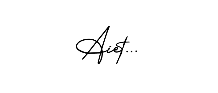 Make a beautiful signature design for name Aiet.... With this signature (AmerikaSignatureDemo-Regular) style, you can create a handwritten signature for free. Aiet... signature style 3 images and pictures png