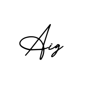 You should practise on your own different ways (AmerikaSignatureDemo-Regular) to write your name (Aig) in signature. don't let someone else do it for you. Aig signature style 3 images and pictures png