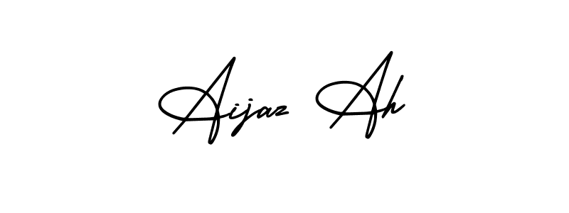 AmerikaSignatureDemo-Regular is a professional signature style that is perfect for those who want to add a touch of class to their signature. It is also a great choice for those who want to make their signature more unique. Get Aijaz Ah name to fancy signature for free. Aijaz Ah signature style 3 images and pictures png