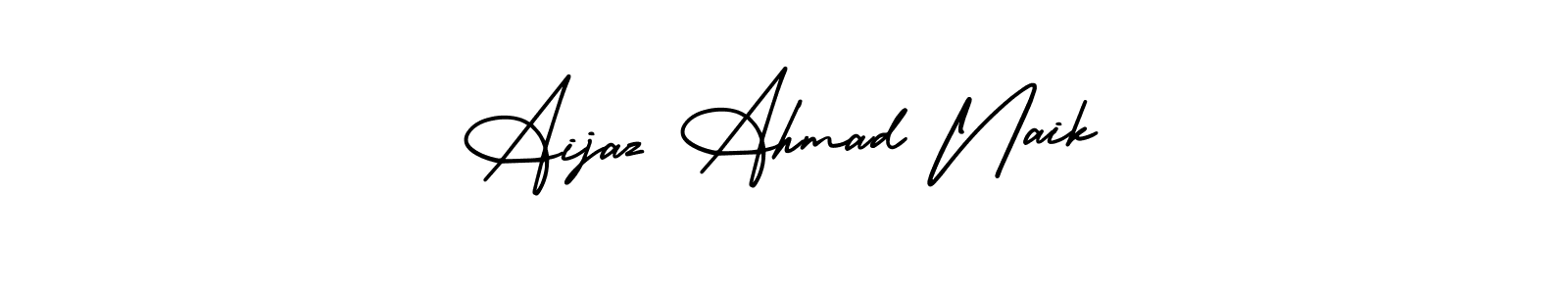 How to Draw Aijaz Ahmad Naik signature style? AmerikaSignatureDemo-Regular is a latest design signature styles for name Aijaz Ahmad Naik. Aijaz Ahmad Naik signature style 3 images and pictures png