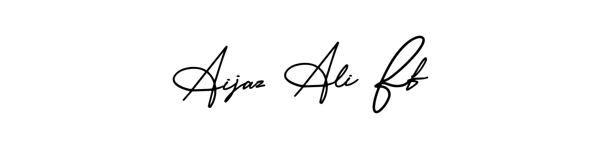 Make a beautiful signature design for name Aijaz Ali Ff. Use this online signature maker to create a handwritten signature for free. Aijaz Ali Ff signature style 3 images and pictures png