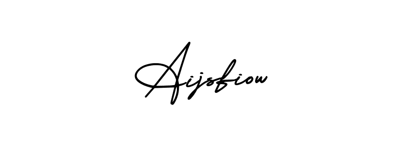 Use a signature maker to create a handwritten signature online. With this signature software, you can design (AmerikaSignatureDemo-Regular) your own signature for name Aijsfiow. Aijsfiow signature style 3 images and pictures png