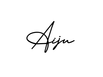 This is the best signature style for the Aiju name. Also you like these signature font (AmerikaSignatureDemo-Regular). Mix name signature. Aiju signature style 3 images and pictures png