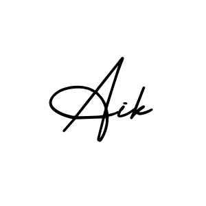 Make a beautiful signature design for name Aik. Use this online signature maker to create a handwritten signature for free. Aik signature style 3 images and pictures png