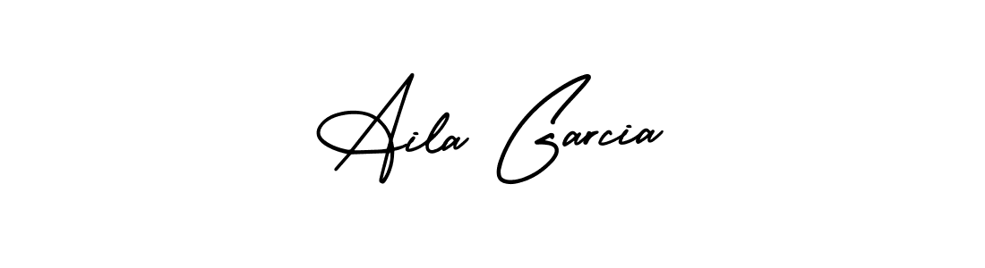 Design your own signature with our free online signature maker. With this signature software, you can create a handwritten (AmerikaSignatureDemo-Regular) signature for name Aila Garcia. Aila Garcia signature style 3 images and pictures png
