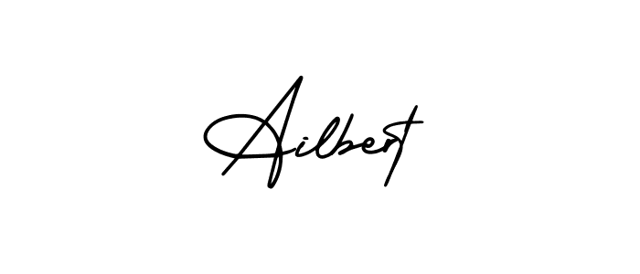 You can use this online signature creator to create a handwritten signature for the name Ailbert. This is the best online autograph maker. Ailbert signature style 3 images and pictures png