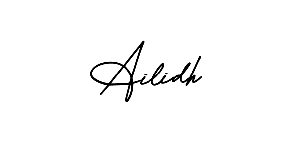 It looks lik you need a new signature style for name Ailidh. Design unique handwritten (AmerikaSignatureDemo-Regular) signature with our free signature maker in just a few clicks. Ailidh signature style 3 images and pictures png