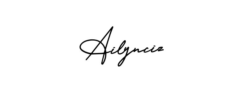 Also You can easily find your signature by using the search form. We will create Ailynciz name handwritten signature images for you free of cost using AmerikaSignatureDemo-Regular sign style. Ailynciz signature style 3 images and pictures png