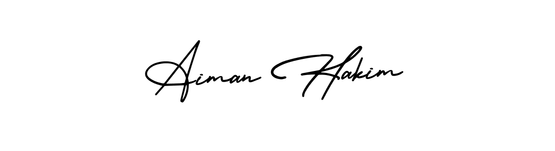 Check out images of Autograph of Aiman Hakim name. Actor Aiman Hakim Signature Style. AmerikaSignatureDemo-Regular is a professional sign style online. Aiman Hakim signature style 3 images and pictures png