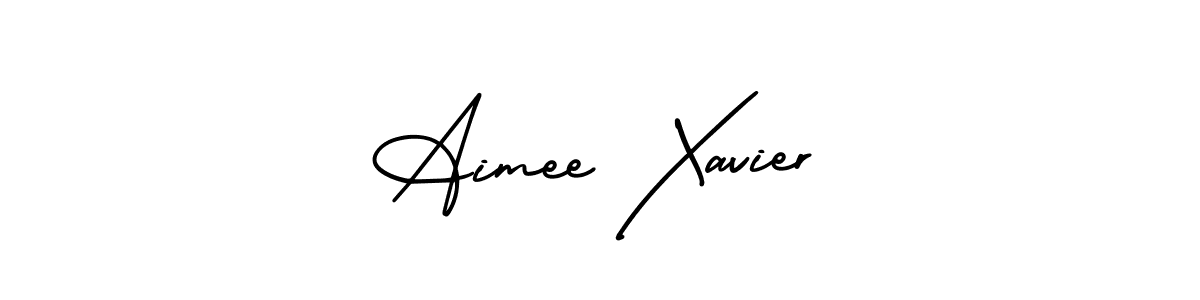 Also we have Aimee Xavier name is the best signature style. Create professional handwritten signature collection using AmerikaSignatureDemo-Regular autograph style. Aimee Xavier signature style 3 images and pictures png