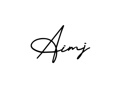Also we have Aimj name is the best signature style. Create professional handwritten signature collection using AmerikaSignatureDemo-Regular autograph style. Aimj signature style 3 images and pictures png