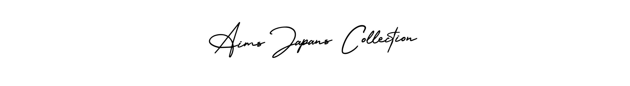 AmerikaSignatureDemo-Regular is a professional signature style that is perfect for those who want to add a touch of class to their signature. It is also a great choice for those who want to make their signature more unique. Get Aims Japans Collection name to fancy signature for free. Aims Japans Collection signature style 3 images and pictures png