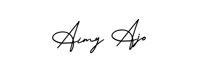 Also we have Aimy Ajo name is the best signature style. Create professional handwritten signature collection using AmerikaSignatureDemo-Regular autograph style. Aimy Ajo signature style 3 images and pictures png