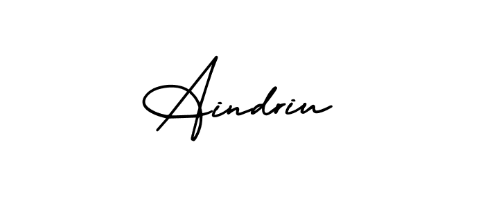 Make a beautiful signature design for name Aindriu. Use this online signature maker to create a handwritten signature for free. Aindriu signature style 3 images and pictures png