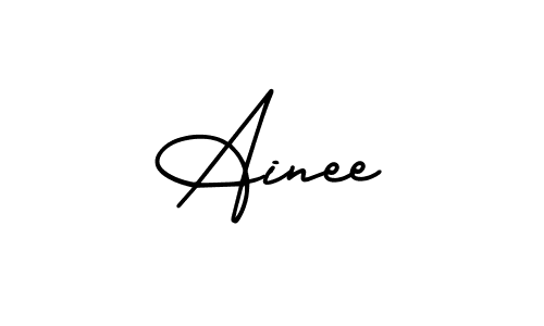 How to Draw Ainee signature style? AmerikaSignatureDemo-Regular is a latest design signature styles for name Ainee. Ainee signature style 3 images and pictures png