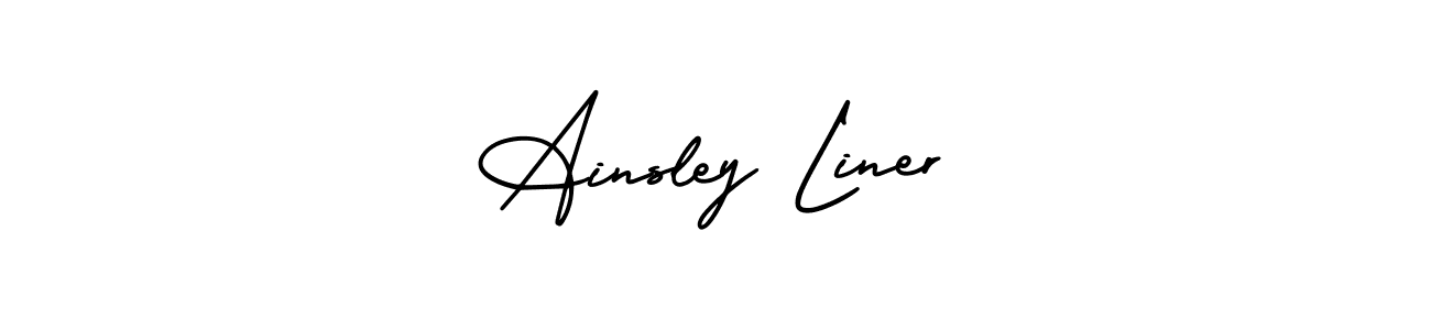 Once you've used our free online signature maker to create your best signature AmerikaSignatureDemo-Regular style, it's time to enjoy all of the benefits that Ainsley Liner name signing documents. Ainsley Liner signature style 3 images and pictures png