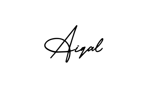 Make a beautiful signature design for name Aiqal. With this signature (AmerikaSignatureDemo-Regular) style, you can create a handwritten signature for free. Aiqal signature style 3 images and pictures png