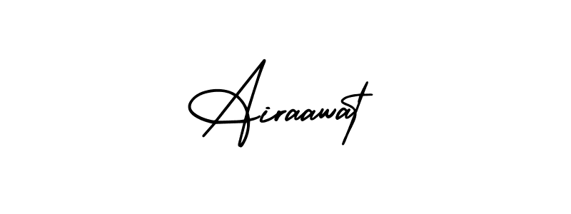 It looks lik you need a new signature style for name Airaawat. Design unique handwritten (AmerikaSignatureDemo-Regular) signature with our free signature maker in just a few clicks. Airaawat signature style 3 images and pictures png