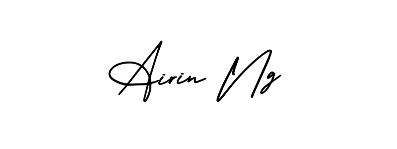 Also we have Airin Ng name is the best signature style. Create professional handwritten signature collection using AmerikaSignatureDemo-Regular autograph style. Airin Ng signature style 3 images and pictures png