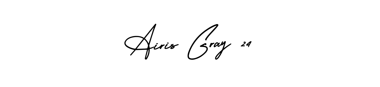 AmerikaSignatureDemo-Regular is a professional signature style that is perfect for those who want to add a touch of class to their signature. It is also a great choice for those who want to make their signature more unique. Get Airis Gray 24 name to fancy signature for free. Airis Gray 24 signature style 3 images and pictures png