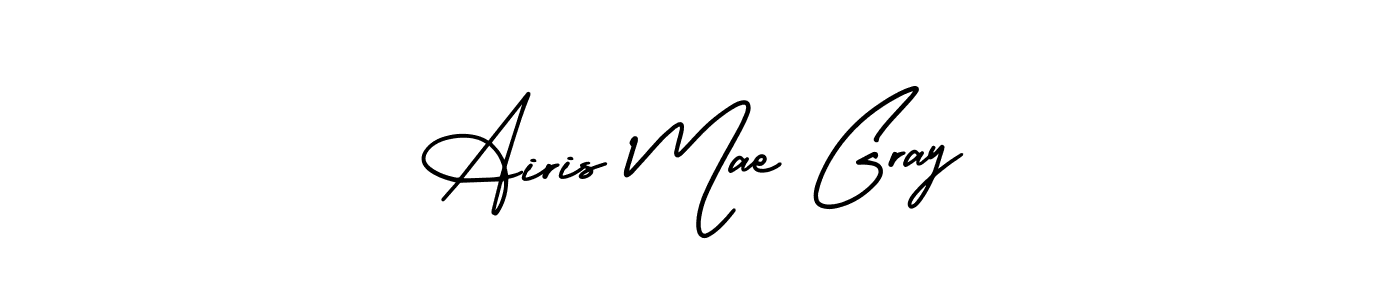 Create a beautiful signature design for name Airis Mae Gray. With this signature (AmerikaSignatureDemo-Regular) fonts, you can make a handwritten signature for free. Airis Mae Gray signature style 3 images and pictures png