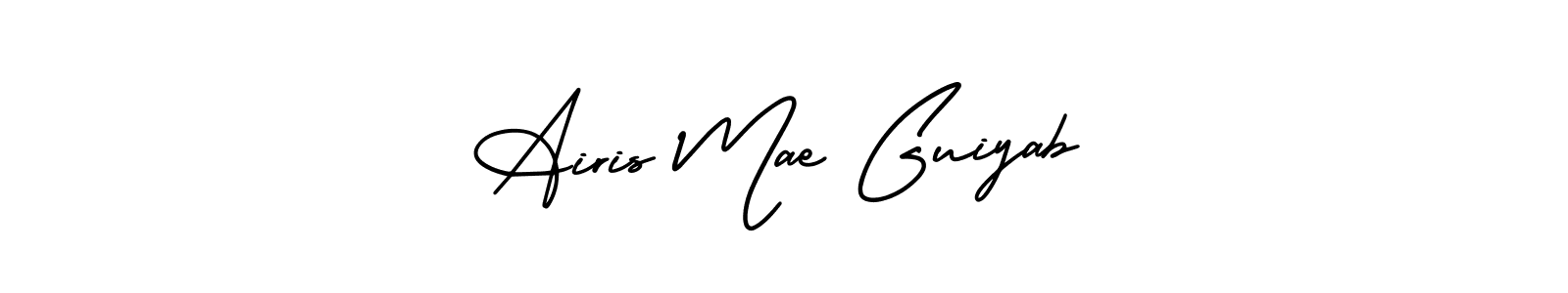 Make a short Airis Mae Guiyab signature style. Manage your documents anywhere anytime using AmerikaSignatureDemo-Regular. Create and add eSignatures, submit forms, share and send files easily. Airis Mae Guiyab signature style 3 images and pictures png