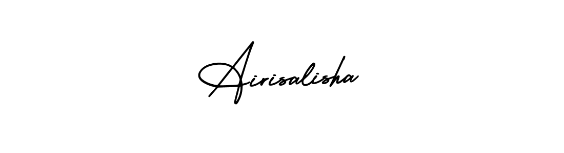 AmerikaSignatureDemo-Regular is a professional signature style that is perfect for those who want to add a touch of class to their signature. It is also a great choice for those who want to make their signature more unique. Get Airisalisha name to fancy signature for free. Airisalisha signature style 3 images and pictures png