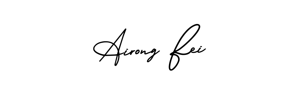 Make a beautiful signature design for name Airong Fei. Use this online signature maker to create a handwritten signature for free. Airong Fei signature style 3 images and pictures png