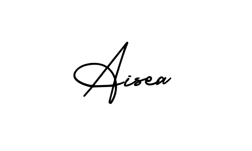 Make a beautiful signature design for name Aisea. With this signature (AmerikaSignatureDemo-Regular) style, you can create a handwritten signature for free. Aisea signature style 3 images and pictures png