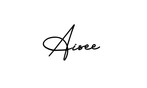 Make a beautiful signature design for name Aisee. With this signature (AmerikaSignatureDemo-Regular) style, you can create a handwritten signature for free. Aisee signature style 3 images and pictures png