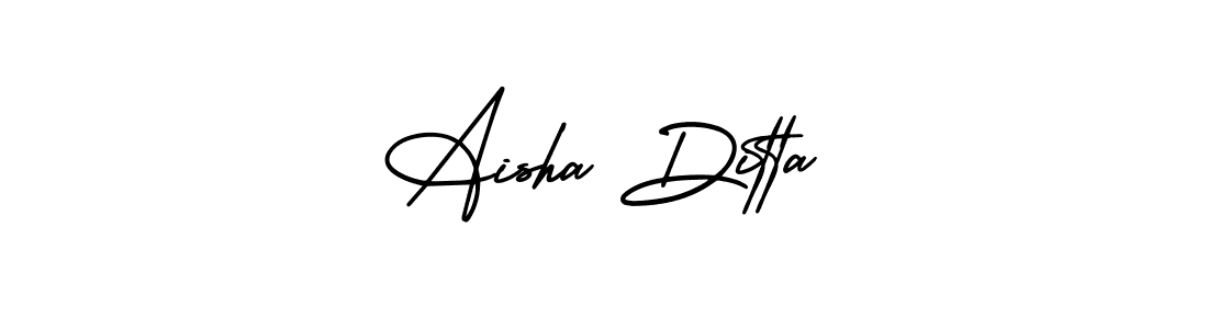 if you are searching for the best signature style for your name Aisha Ditta. so please give up your signature search. here we have designed multiple signature styles  using AmerikaSignatureDemo-Regular. Aisha Ditta signature style 3 images and pictures png